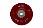 3M™ Hochleistungsstützteller flach, rot, 125 mm, M14, flexibel
