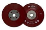 3M™ Hochleistungsstützteller flach, rot, 180 mm, M14, flexibel