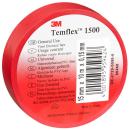 3M™ Temflex™ 1500 Vinyl Elektro-Isolierband, Rot, 15 mm x 25 m, 0,15 mm