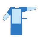 3M™ OP-Mantel High Performance, 7696, Verstärkt, Gr. L, steril