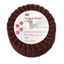 Scotch-Brite™ Lamellenbürste CB-ZS, rot, 76,2 mm, 45 mm, 6 mm, P180