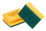 Scotch-Brite™ Schwamm 374, Gelb/Grün, 70 mm x 150 mm, 10/Packung