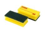 3M™ Scotch-Brite™ Reinigungsschwamm 2286, Gelb / Grün, 70 mm x 150 mm, 120 Stück / Karton