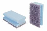 3M™ Scotch-Brite™ Gering kratzender Schwamm NS2020, Blau/Violett, 70 mm x 130 mm, 8 x 6 Stück / Karton