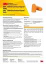 3M™ Gehörschutzstöpsel, 37 dB, ohne Kordel, 5 Paar/Packung, 1100