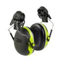 3M™ PELTOR™ Kapselgehörschützer, Warnfarbe, Helmbefestigung, X4P3