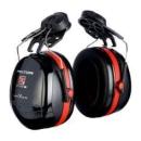 3M™ PELTOR™ Optime™ III Kapselgehörschützer, 34 dB, schwarz/rot, Helmbefestigung, H540P3H-413-SV
