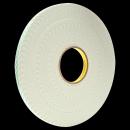 3M™ Doppelseitiges Urethanschaum-Klebeband 4026, Weiß, 6 mm x 33 m, 1.6 mm