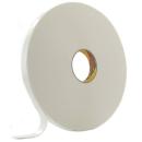 3M™ Doppelseitiges Synthetik-Klebeband 4430P, Weiß, 12 mm x 66 m, 0.8 mm