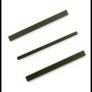 3M™ 929974-01-04-RK, Buchsenleiste, 180° gerade, 4-polig, 929 Serie, 2,54 mm, verzinnt, schwarz