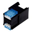 3M™ Mini-Clamp Buchsenstecker, Serie 373, 37306-2165-0W0 FL 100, Schwarz/Blau, 100 ea/Case