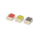 3M™ Mini-Clamp Plug 37A03-D162-W00 MB, Weiss/Gelb, 100 Stück/Karton