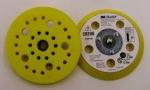3M™ Hookit™ Stützteller Standard, gelb, multihole, 125 mm x 17,5 mm x 19 mm
