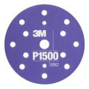 3M™ Hookit™ Flexible Schleifscheibe 270J, 150 mm, 15-fach gelocht, P1500, 34423