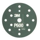 3M™ Hookit™ Flexible Schleifscheibe 270J, 150 mm, 15-fach gelocht, P600, 34419