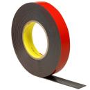 3M™ Acrylic Plus doppelseitiges Klebeband EX4015 F, Schwarz, 1.52 mm, 1220 mm x 50 m