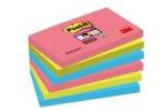 Post-it® Super Sticky Notes, Bora Bora Collection, 76 mm x 127 mm, 6 Blöcke, 100% PEFC SGSCH-PEFC-COC-110078