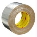 3M™ Venture Tape™ FSK Facing Tape 1525CW, Silver, 72 mm x 45.7 m, 16 rolls per case