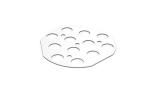 3M™ Ersatzteil, Pressure Plate ,SOE 12DS 1.4404-FINITION EO