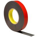 3M™ Acrylic Plus doppelseitiges Klebeband PT1500, schwarz, 1.52 mm, 40 mm x 50 m
