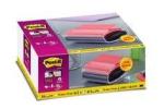 Post-it® Super Sticky Z-Notes, gelb, 76 mm x 76 mm, 16 Blöcke + GRATIS gefüllter PRO-Abroller
