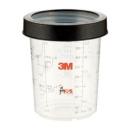 3M™ PPS™ Außenbecher mit Schraubring, Midi, 400 ml, 16122