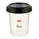 3M™ PPS™ Außenbecher mit Schraubring, Klein, 170 ml, 16115