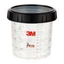3M™ PPS™ Außenbecher mit Schraubring, Standard, 650 ml, 16001