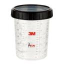 3M™ PPS™ Außenbecher mit Schraubring, Groß, 850 ml, 16023