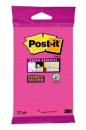 Post-it® Super Sticky Notes 6870SLF, 1 Block à 70 Blatt, ultrapink, 102 x 152 mm, liniert, hakenfähig, PEFC zertifiziert