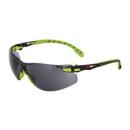 3M™ Solus™ 1000 Schutzbrille, grün/schwarze Bügel, Scotchgard™ Anti-Fog-/Antikratz-Beschichtung (K&N), graue Scheibe, S1202SGAF-EU, 20 pro Packung