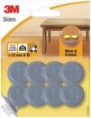 3M™ Move & Protect Sliders 8 Sliders Grey 25 mm
