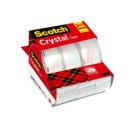 Scotch® Crystal Klebeband, 19 mm x 7.5 m, 2 Rollen + 1 GRATIS + Handabroller