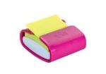 Post-it® Z-Notes Dispenser PRO + Post-it® Super Sticky Z-Notes, Neongrün, 76 mm x 76 mm, 70 Blatt/Block, 1 Block/Packung, 100% PEFC SGSCH-PEFC-COC-110078