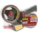 Scotch® Verpackungsklebeband Heavy, braun, 50 mm x 66 m, 2 Rollen + 1 Abroller mit Pistolengriff