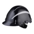 3M™ Schutzhelm, Uvicator, Ratschenverschluss, belüftet, reflektierend, Kunststoffschweißband, Schwarz, G3000NUV-R-SV