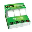 Scotch® Magic™ Unsichtbares Klebeband, 3 Rollen, 19 mm x 7,5 m mit Handabroller