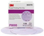 3M™ Hookit™ Purple Schleifscheibe 260L, ungelocht, 76 mm, P800, 30370