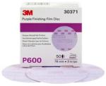 3M™ Hookit™ Purple Schleifscheibe 260L, ungelocht, 76 mm, P600, 30371