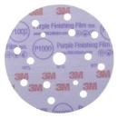 3M™ Hookit™ Purple Schleifscheibe 260L, 15-fach gelocht, 150 mm, P1000, 51157