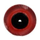 Scotch-Brite™ Radial Bristle Brush BB-ZB mit Kunststoff-Flansch, rot, 152,4 mm, 12,7 mm, P220, Typ C