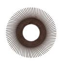 Scotch-Brite™ Radial Bristle Brush BB-ZB, gelb, 203,2 mm, P80, Typ S (Nachfüllpackung)