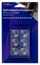 3M™ Bumpon™ SJ5309BL Elastikpuffer Mini-Pack, Transparent, 6 Stück, 22,3 x 10,1 mm, Klebstoff Acrylat A-20