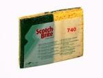 Scotch-Brite™ Cellulose-Schwamm 740, Grün / Beige, 131 mm x 88 mm, 10/ Packung, 24 Packung / Karton, 240 Stück / Karton