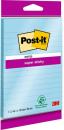 Post-it® Super Sticky Notes im Großformat, Blau, Liniert, 102 mm x 152 mm, 45 Blatt/Block, 1 Block/Packung, 100% PEFC SGSCH-PEFC-COC-110078