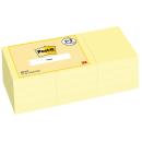 Post-it® Notes  653Y12, 51 x 38 mm, gelb, 12 Blöcke à 100 Blatt