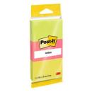 Post-it® Notes, Verschiedene Neonfarben, 38 mm x 51 mm, 100 Blatt/Block, 3 Blöcke/Packung, 100% PEFC SGSCH-PEFC-COC-110078