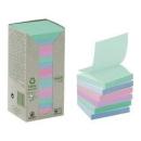Post-it® Recycling Z-Notes, farbig, 76 x 76 mm, 16 Blöcke à 100 Blatt