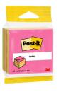 Post-it® Notes Würfel, Rosa und Gelb, 76 mm x 76 mm, 325 Blatt/Block, 1 Block/Packung, 100% PEFC SGSCH-PEFC-COC-110078