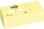 Post-it® Notes 653, Canary Yellow, 38 mm x 51 mm, 100 Blatt/Block, 12 Blöcke/Packung